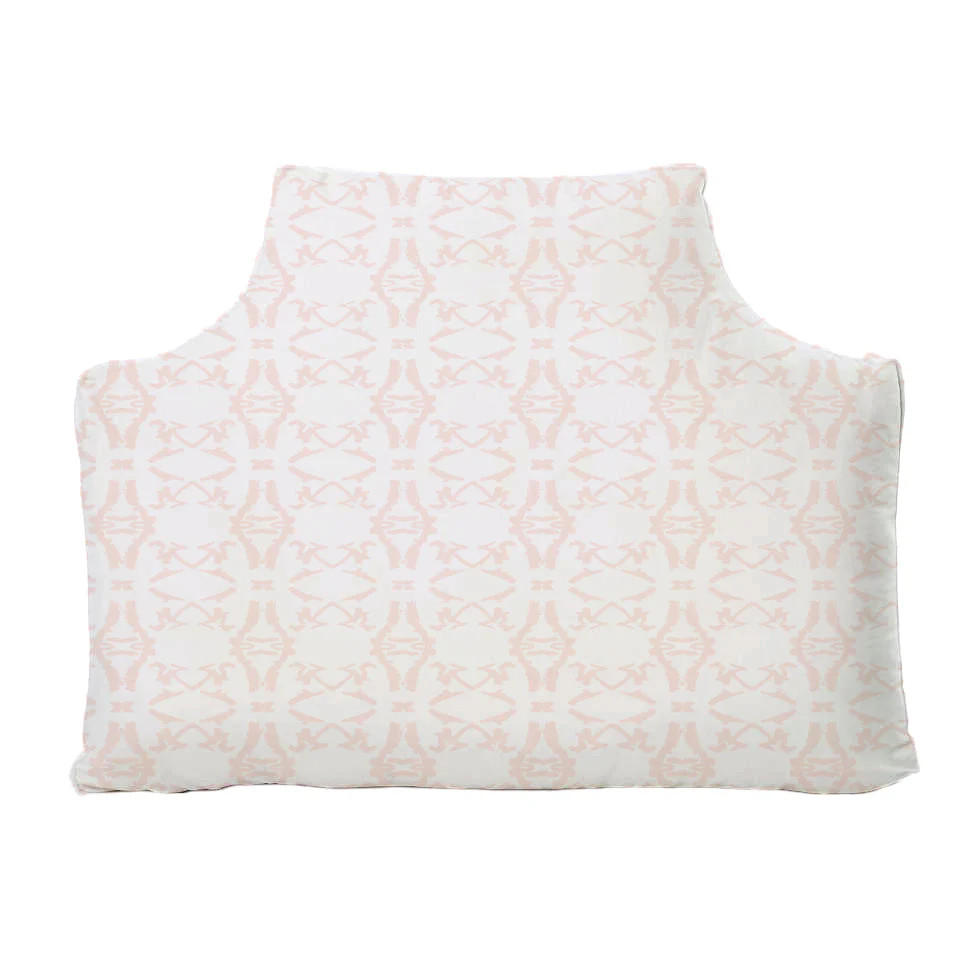 The Headboard Pillow® - Monarch Pink Lattice | LeighDeux