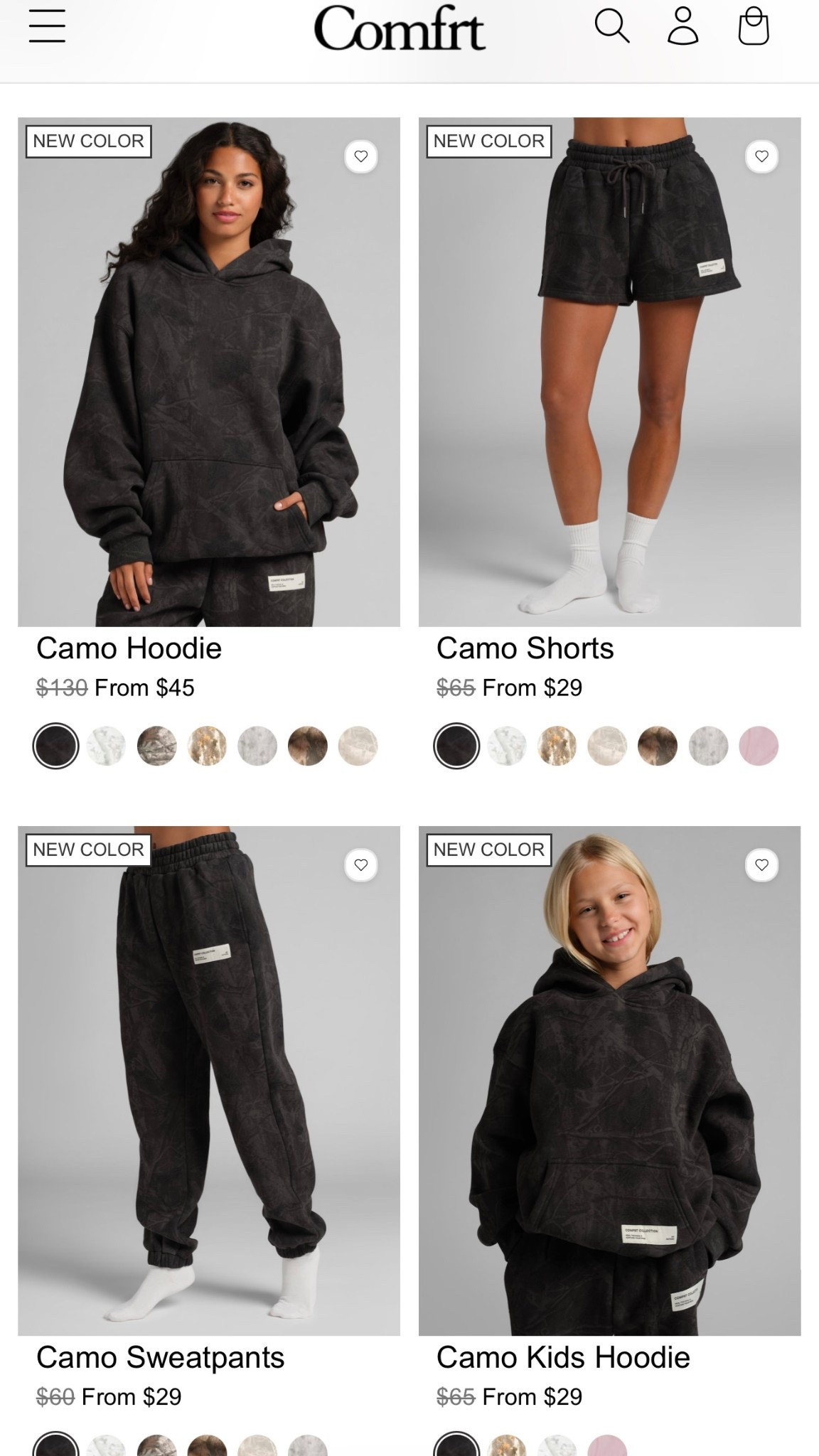 Comfrt is having their big spring sale, AND they just came out with black camo 😍

#LTKSeasonal #LTKootd #LTKSaleAlert