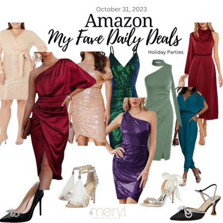 Amazon deals for holiday party looks (10.31.23)
Badgley Mischka Shoes Satin Dress Wrap Dress Sequin Dress Jumpsuit Cocktail Party Christmas Party

#LTKstyletip #LTKparties #LTKSeasonal