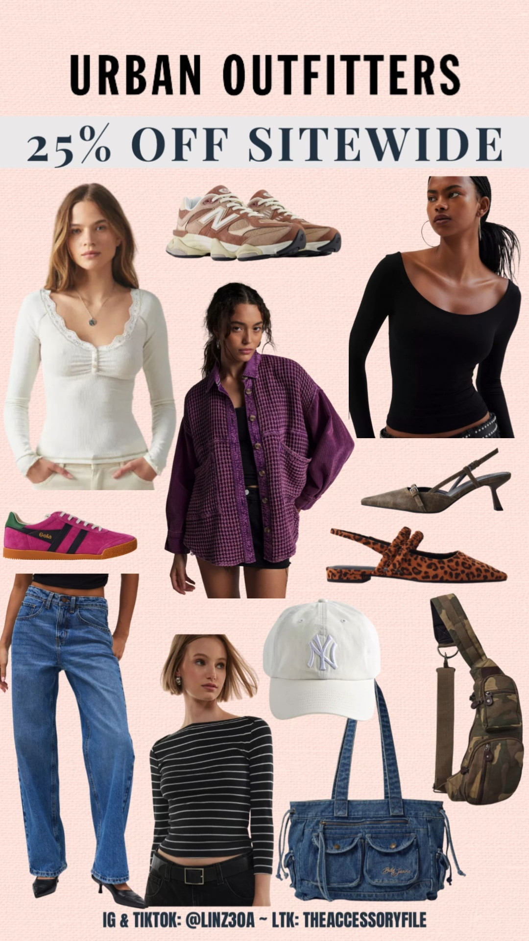 Enjoy 25% off SITEWIDE at Urban Outfitters - some exclusions may apply. Click any item below, then click COPY PROMO CODE, then click SHOP NOW, then add anything to cart, and remember to paste the code at checkout! 

#LTKFindsUnder100 #LTKFallSale #LTKSeasonal