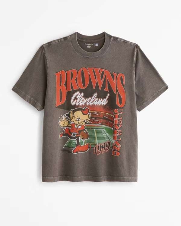 NFL Cleveland Browns Vintage-Inspired Graphic Tee | NFL NFL | Abercrombie.com | Abercrombie & Fitch (US)