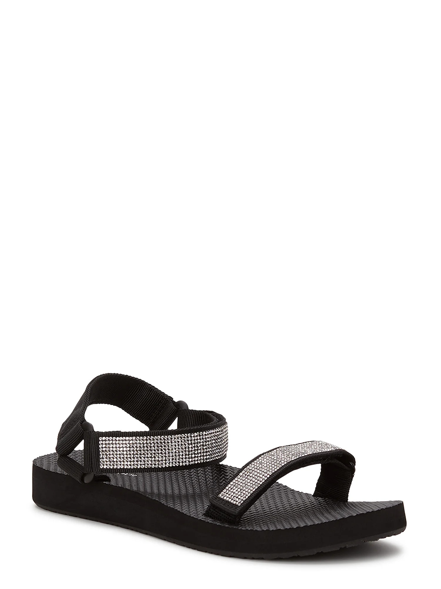 Time and Tru Women's Embellished Nature Sandals | Walmart (US)