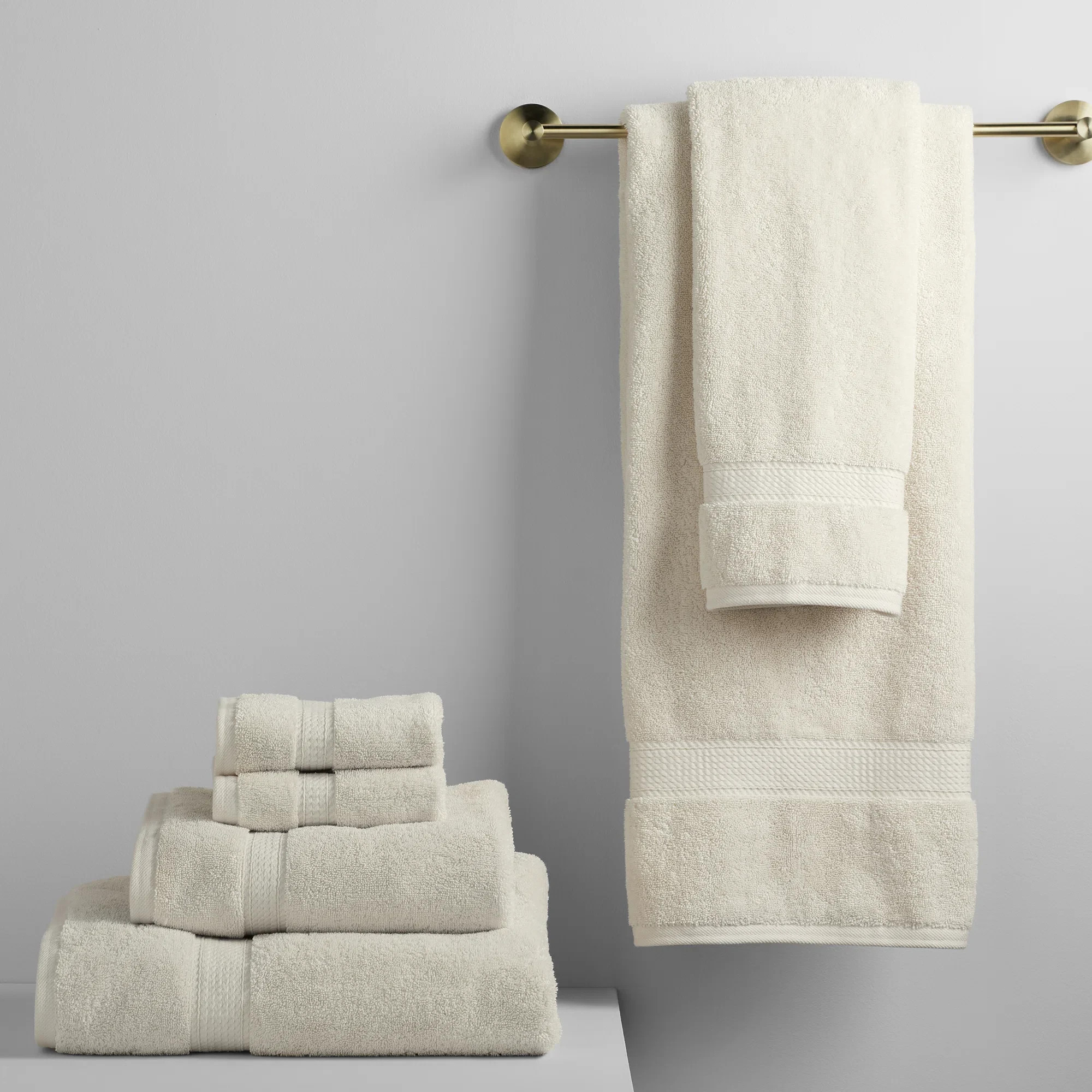RE/FINE™ Payten Classic Certified Egyptian Cotton 6-piece Towel Set & Reviews | Joss & Main | Joss & Main