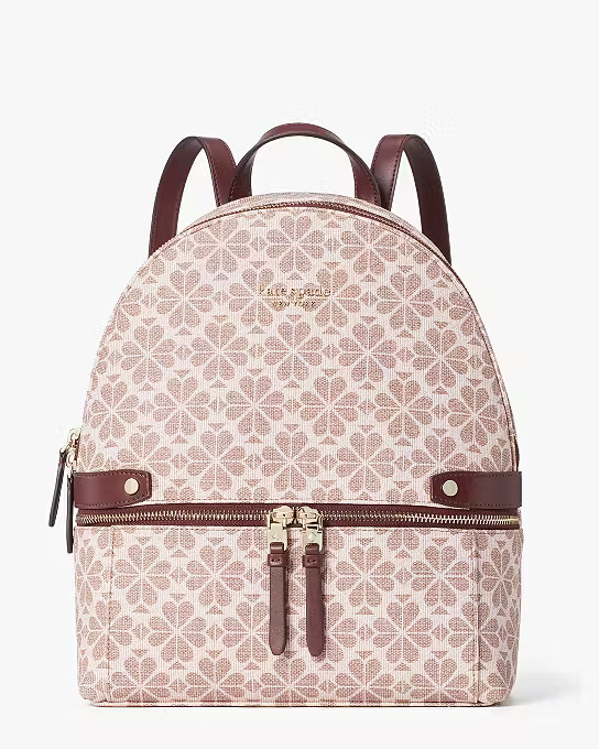 Spade Flower Coated Canvas Day Pack Medium Backpack | Kate Spade (US)