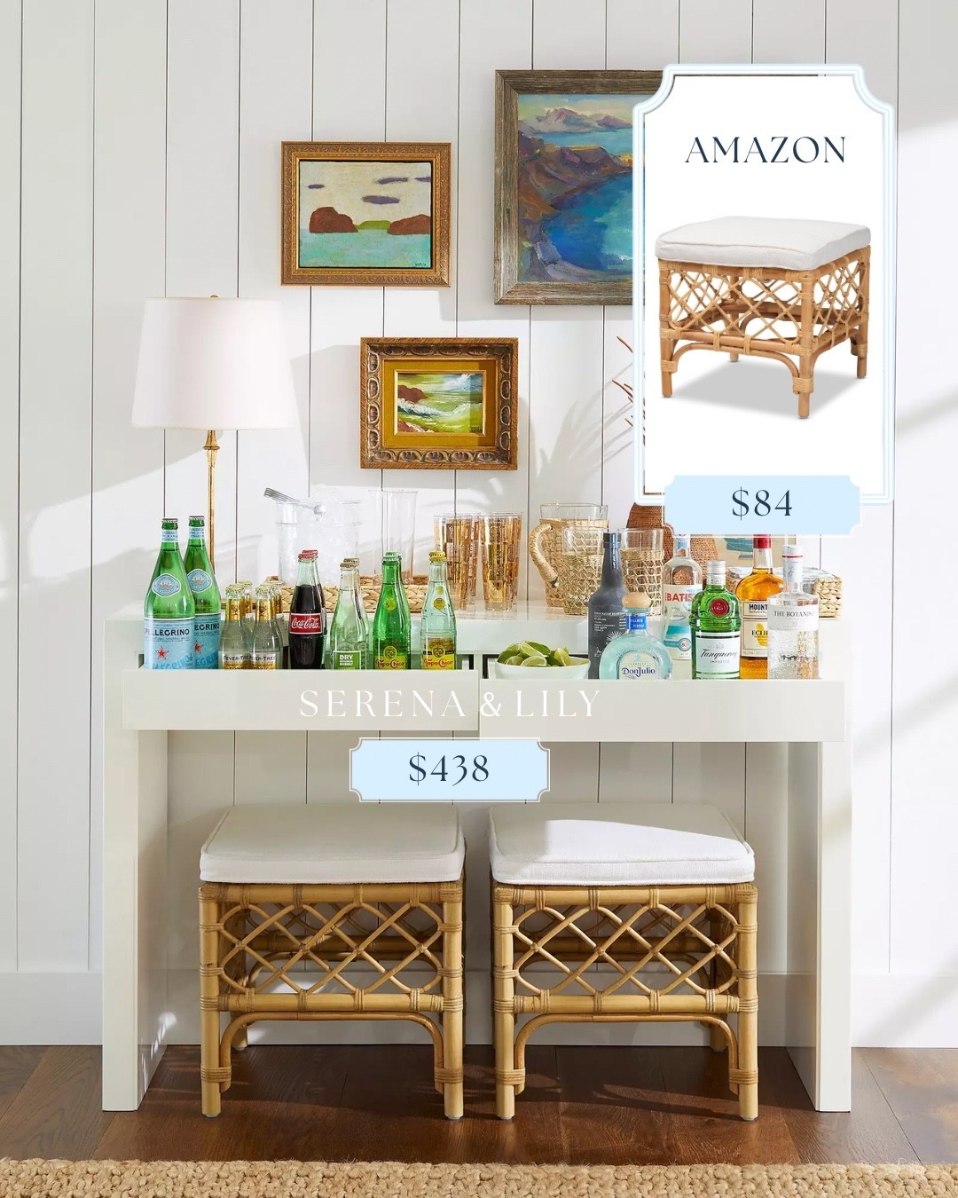 ✨ Designer look for less! ✨ These rattan stools with cushions are giving all the Serena & Lily coastal vibes—but for a fraction of the price. The Amazon dupe is just $84 compared to the original at $438! Perfect for a bar setup, entryway seating, or coastal home decor styling. 🏡🌊

Shop the modern coastal furniture look for less and bring effortless beach house charm into your home without breaking the bank.

#CoastalDecor #SerenaAndLilyDupe #RattanStool #AmazonHomeFinds #DesignerLookForLess #ModernCoastalStyle #LTKFinds

#LTKHome #LTKHome #LTKStyleTip #LTKFindsUnder100