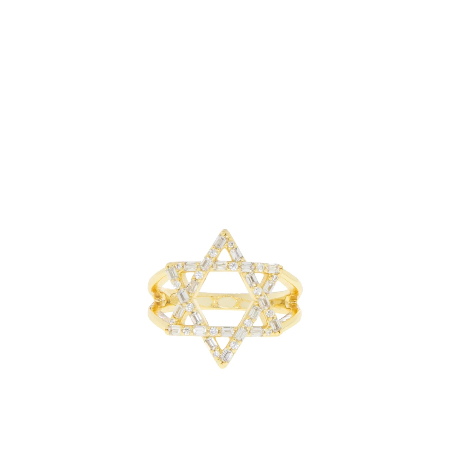 CZ star of david ring | Marlyn Schiff