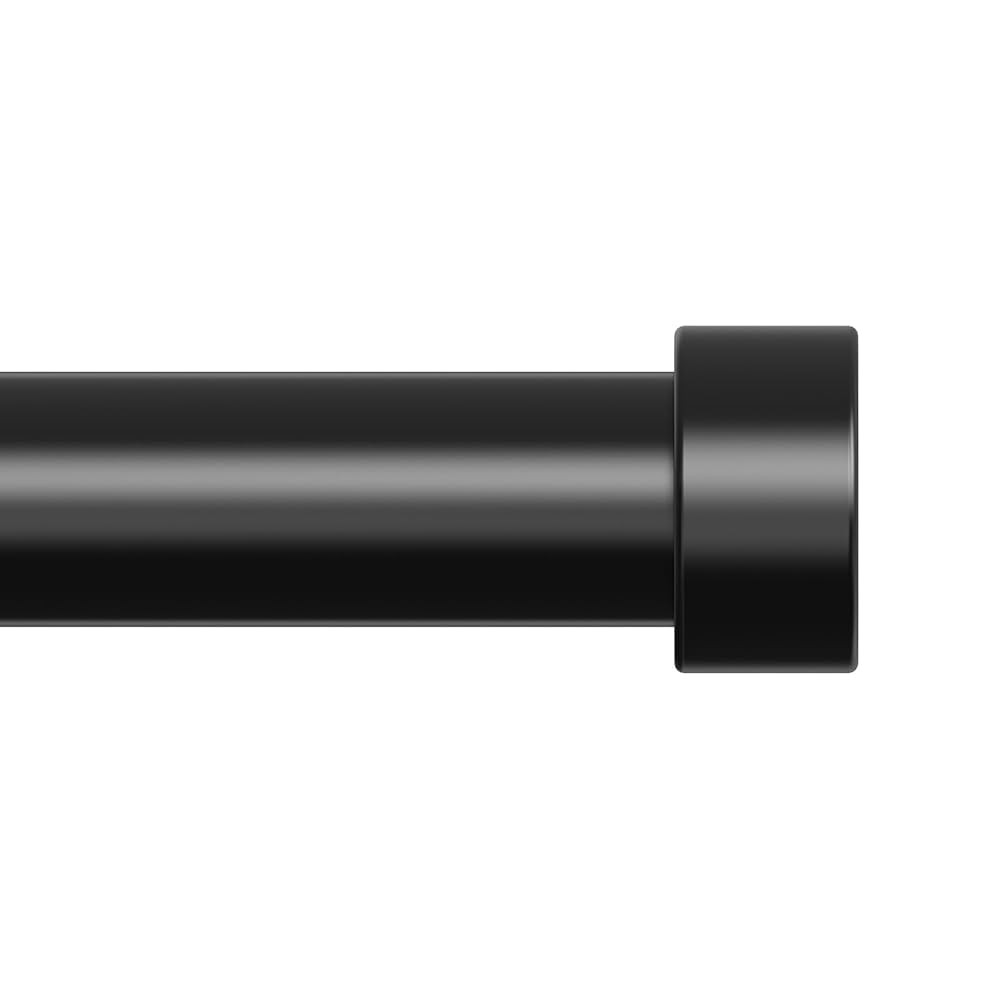 OLV Black Curtain Rods for Windows 48 to 84 Inch, Adjustable Heavy Duty Decorative 1 Inch Diamete... | Amazon (US)