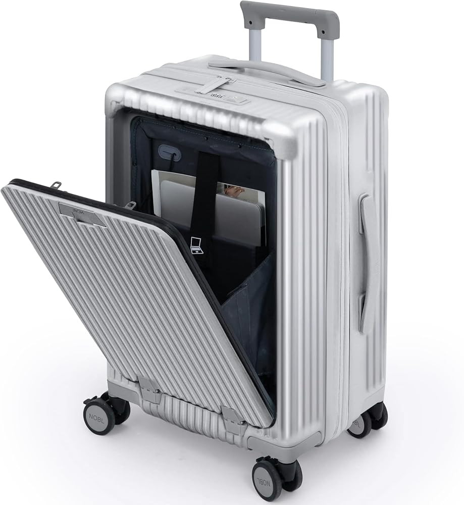 Nobl Travel Carry On Expandable Luggage, Noble Aluminum Frame PC Hard Shell Suitcase, 22.5”x14.... | Amazon (US)