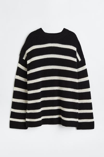 Oversized rib-knit jumper | H&M (UK, MY, IN, SG, PH, TW, HK)