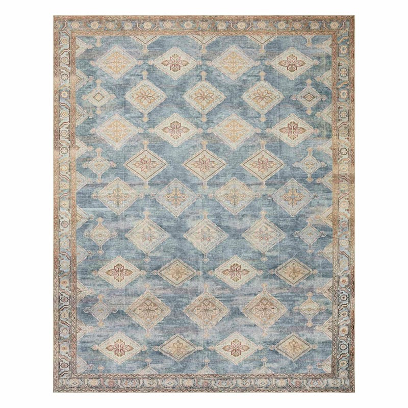 (D569) Freya Blue Multicolor Medallion Washable Area Rug, 8x10








	
		
		
			
				4.8
			
		... | At Home