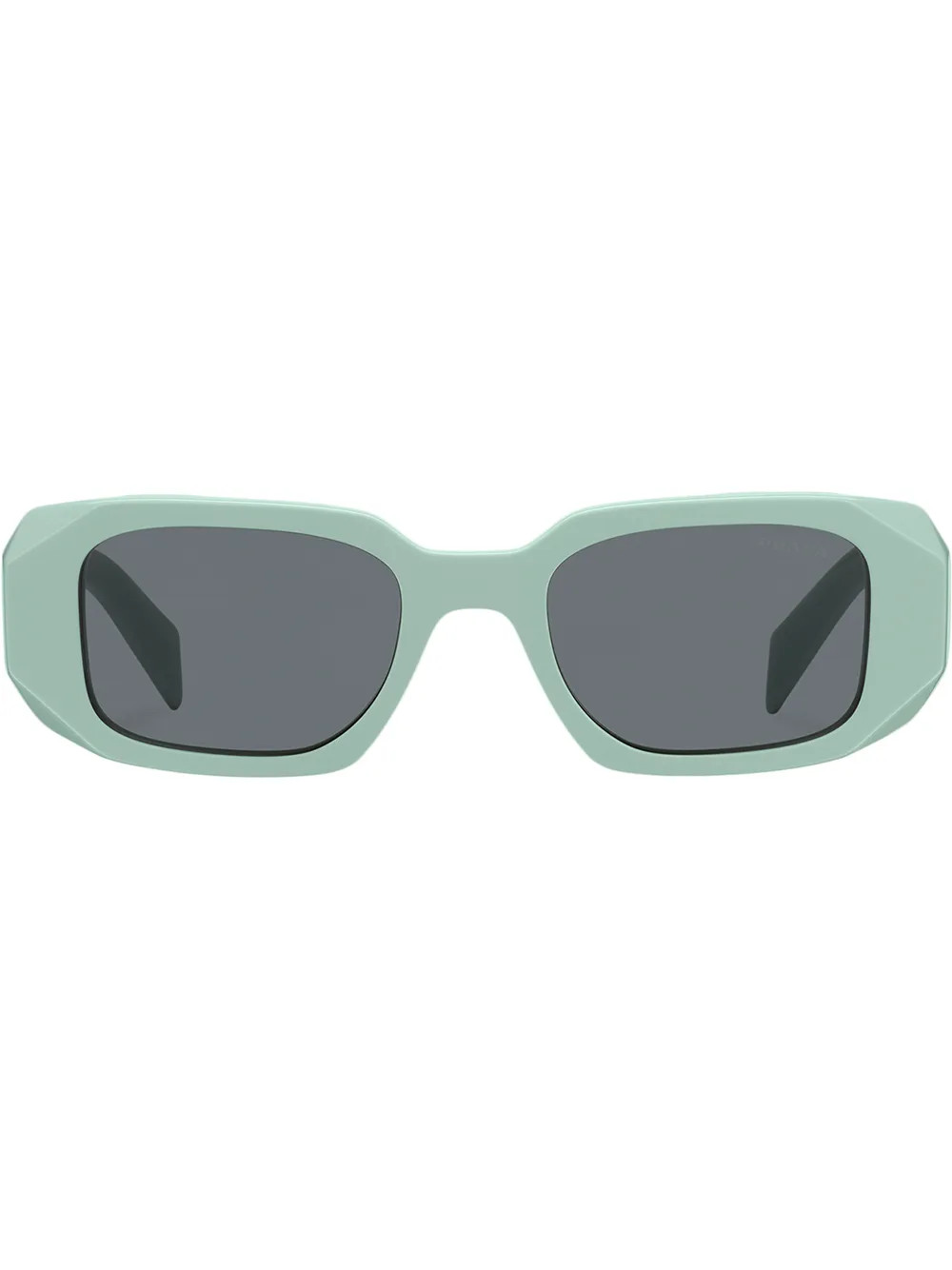 Prada Eyewear Sculpted rectangle-frame Sunglasses - Farfetch | Farfetch Global