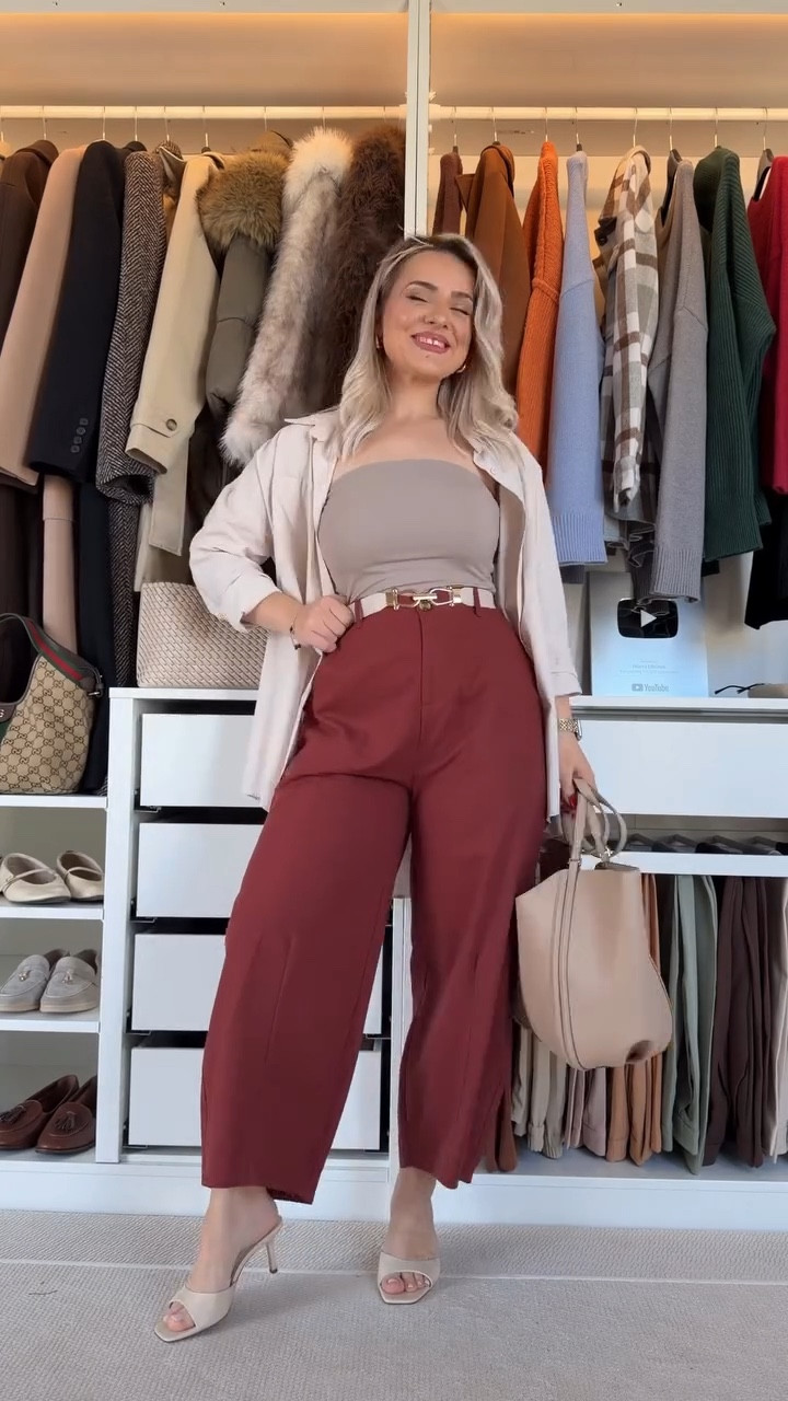 GRWM featuring the MUST HAVE  pants of the season 🤩tailored, flattering, and easy to style with everything ✨



#LTKootd #LTKU #LTKgrwm