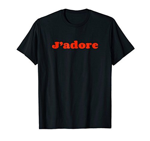 J adore I Love Vintage french chic style T shirt | Amazon (US)