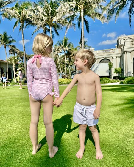 Minnow swim has the BEST quality matching swimwear for the whole family. I love this pink gingham one-piece and striped boardies 💕🤩

#LTKSwim #LTKKids #LTKFamily