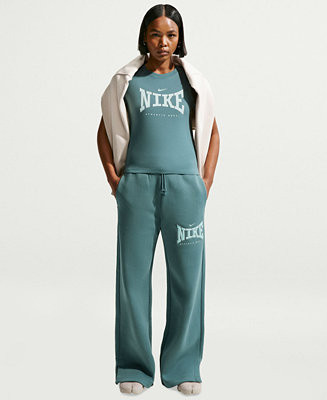 Sportswear Phoenix Fleece Women's High-Waisted Wide-Leg Pants | Macy's