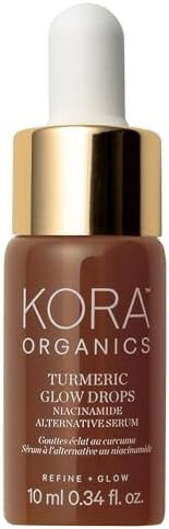 KORA Organics Turmeric Glow Drops, Certified Organic Radiance Face Serum with Niacinamide Alterna... | Amazon (US)