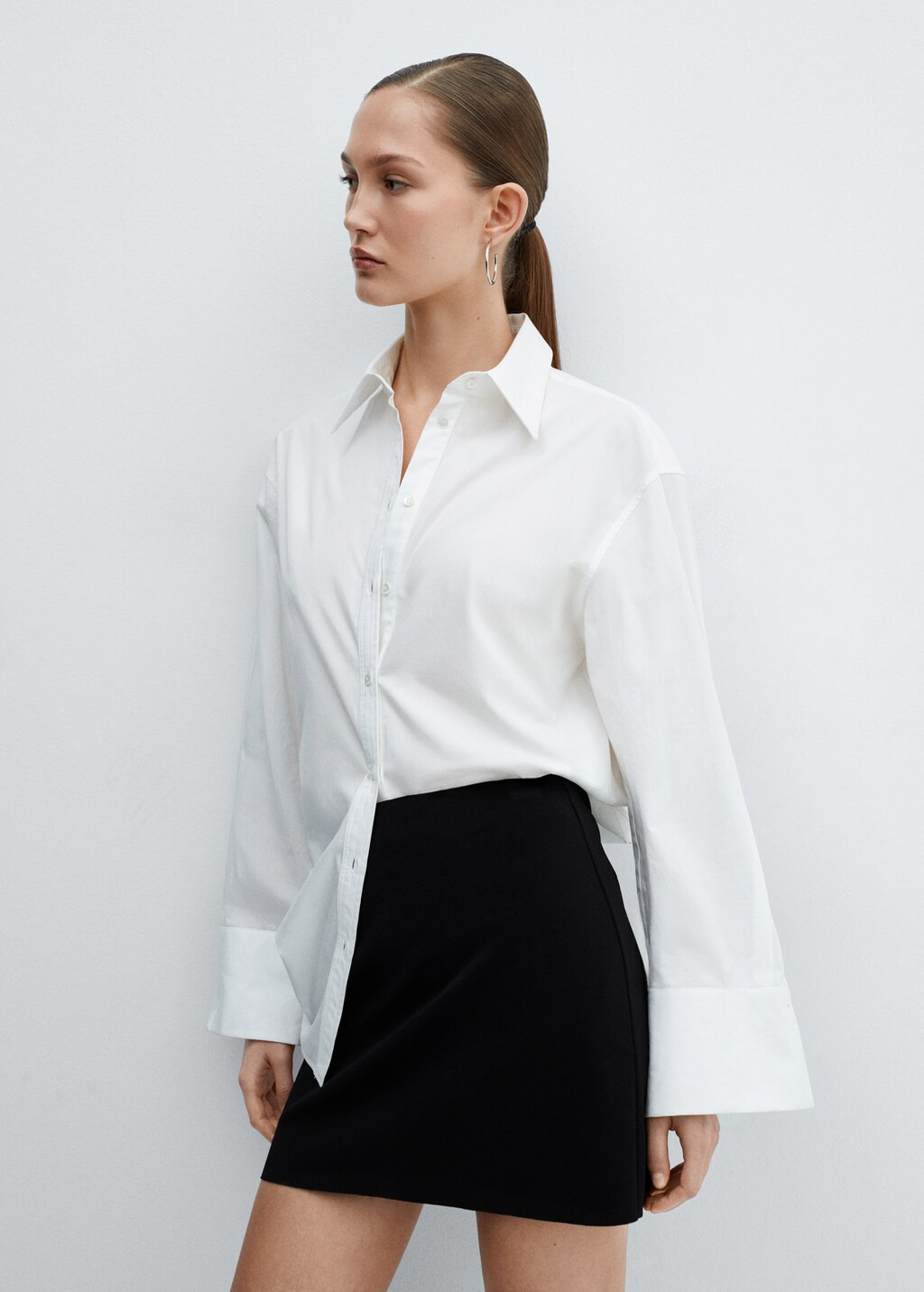 Fitted miniskirt | MANGO (UK)