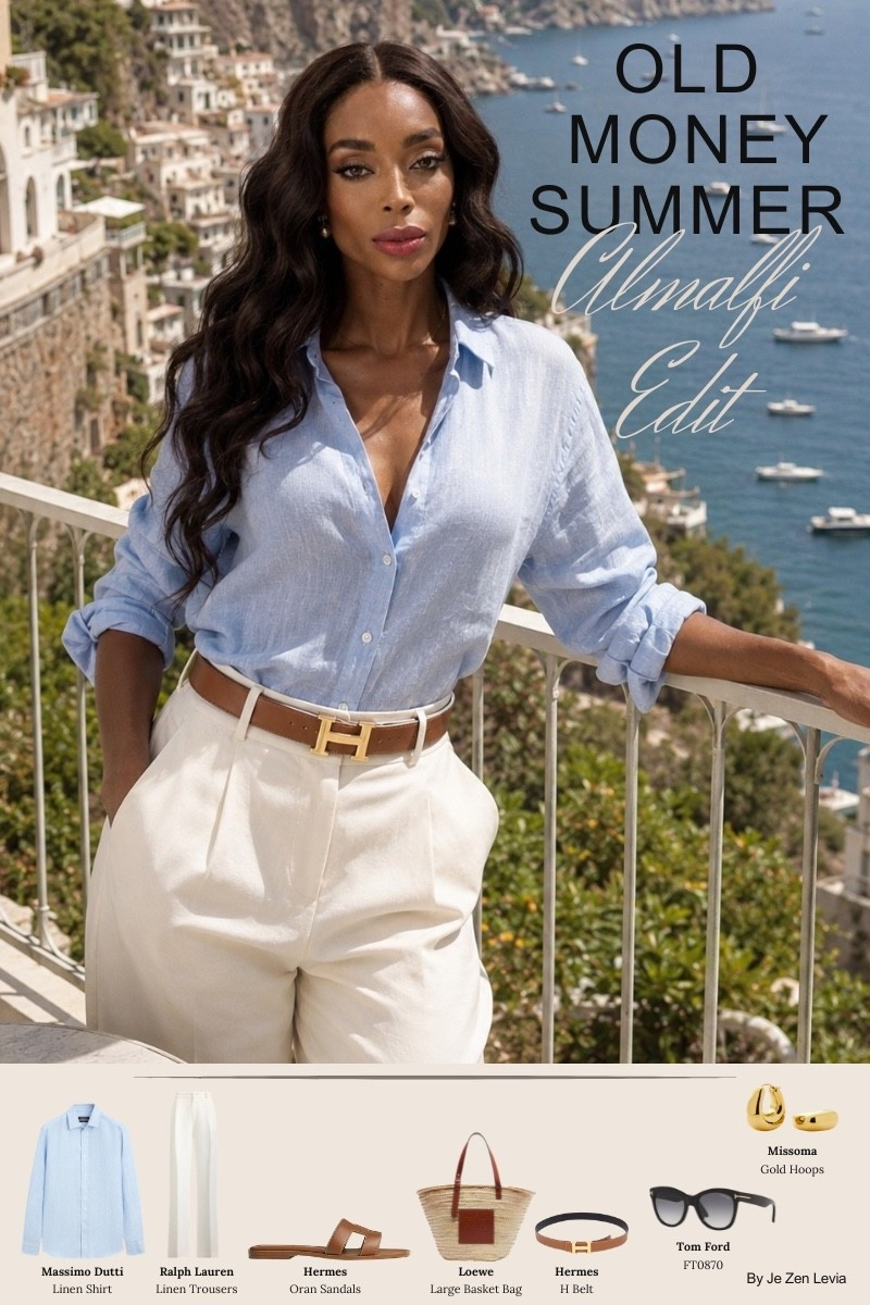 This is the exact outfit formula I rely on when I want to look polished, expensive and effortless.
A relaxed linen shirt, tailored trousers, timeless accessories and understated luxury pieces that never date.
The kind of wardrobe that works everywhere from breakfast overlooking the Amalfi Coast to city days back in London.

#LTKmodest #LTKluxury #LTKstyletip