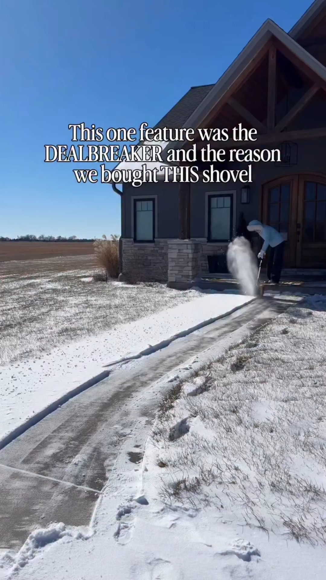 ❄️ recommend for anyone the needs an easier way to shovel this season. Plus you can use your dewalt batteries you already have, I guess that’s a top tier option 😅👌

#LTKSeasonal #LTKOver40 #LTKHome