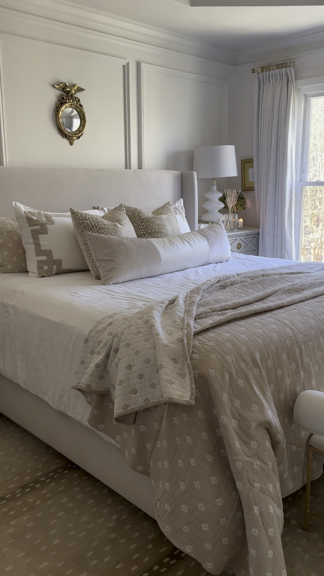 Bedroom details. 💞







Ballard designs, lush decor home, quilt bedding, green key, duvet, neutral bedroom decor, custom amazon curtains, window treatments, acrylic curtain rod, nightstand, table lamp, antelope area rug, modern designer, grand millennial 

#LTKhome #LTKFind