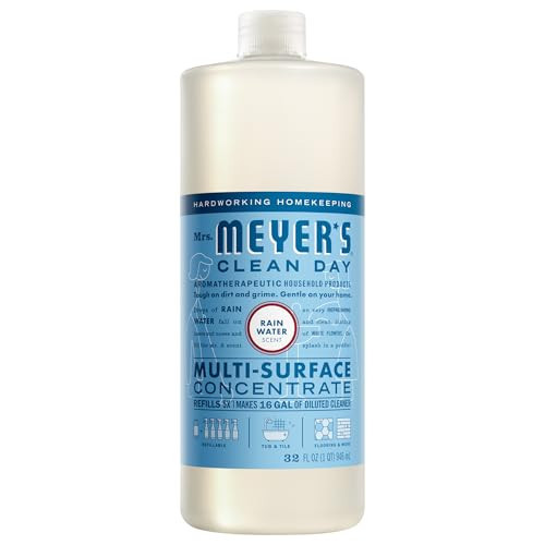 MRS. MEYER'S CLEAN DAY Multi-Surface Cleaner Concentrate, Rain Water, 32 oz | Amazon (US)
