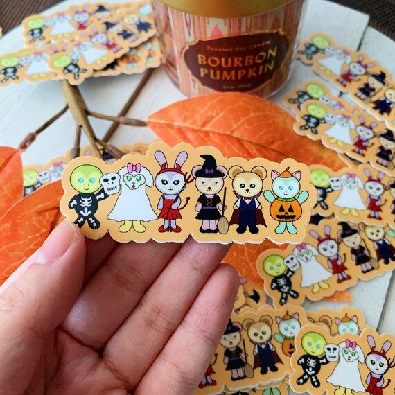 Halloween Collection Disney’s Duffy & Friends Inspired Individual Sticker | Etsy (US)