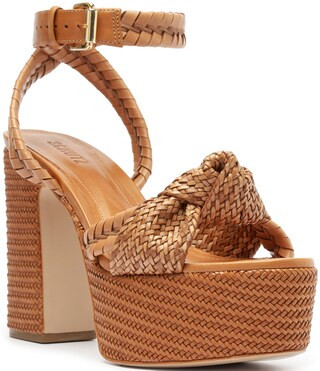 Schutz Khari Platform Woven Ankle Strap Dress Sandals | Dillard's | Dillard's