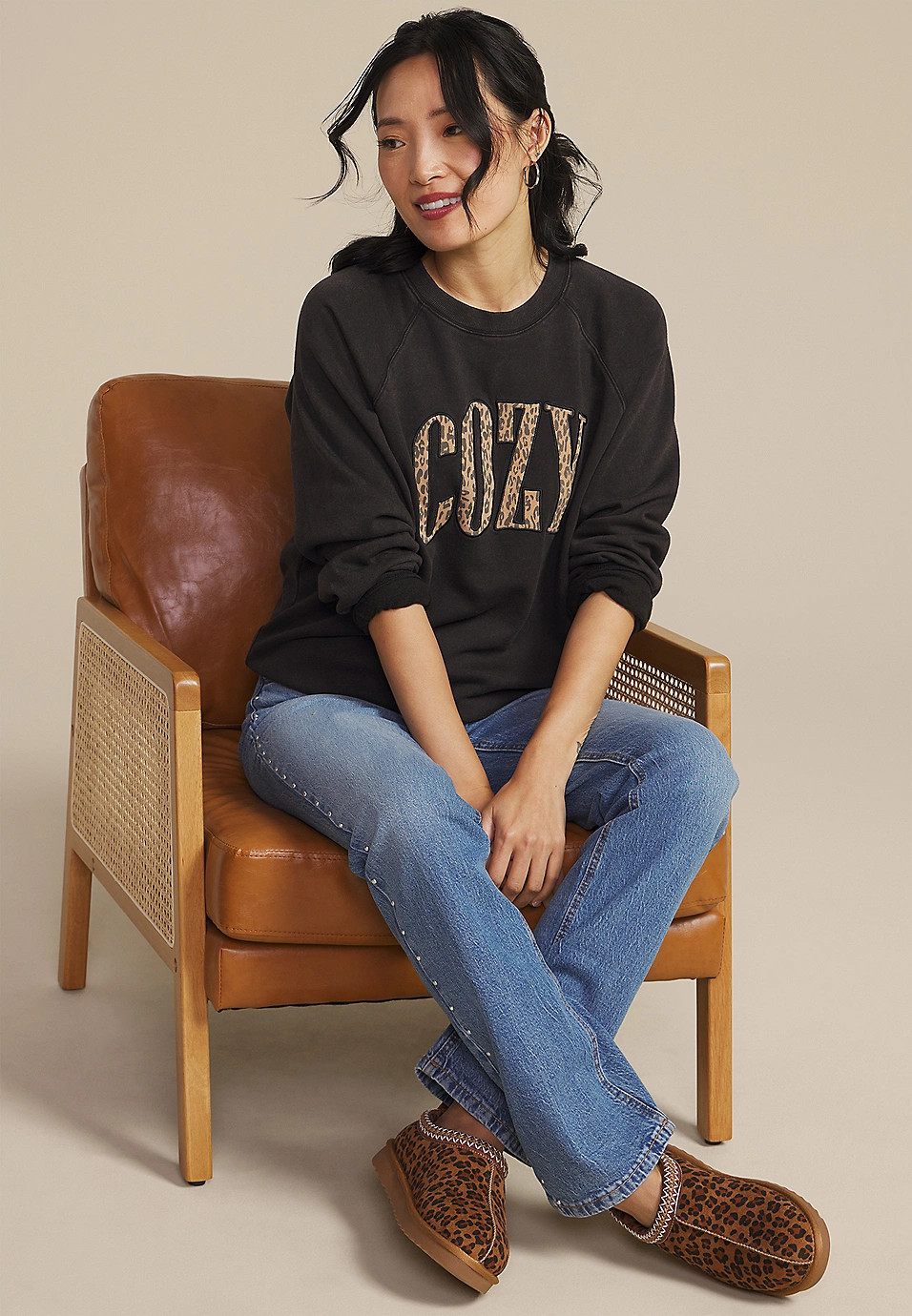 Cozy Relaxed Sweatshirt | Maurices
