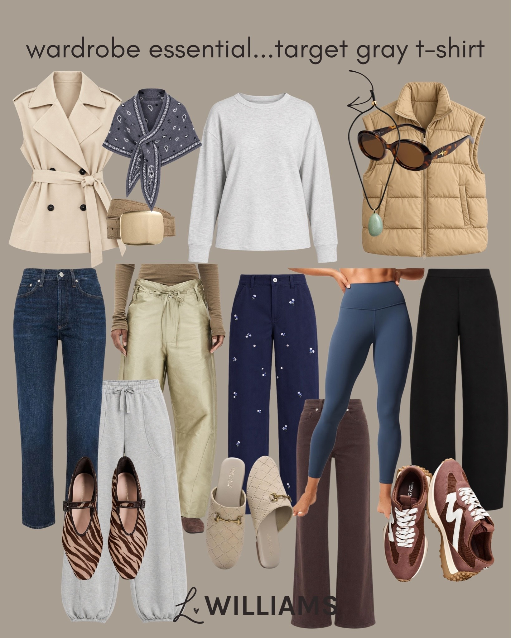 Yall are loving this grey Tshirt from Target so here’s a few ways to style it! I wear a size Small in the tshirt.