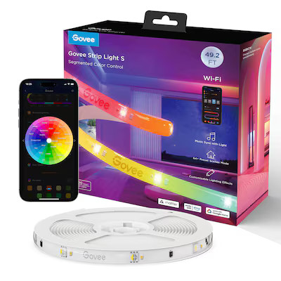 Govee Indoor 49.2-ft LED Multicolor Strip Light | Lowe's