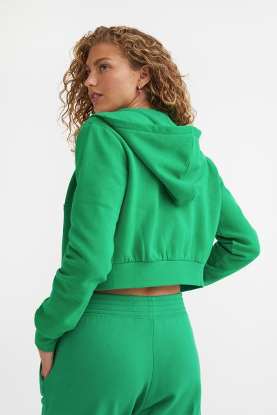 Short Hooded Sweatshirt Jacket | H&M (US + CA)