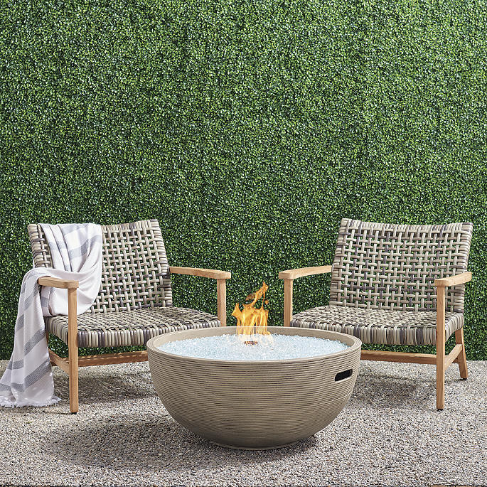 Whittier Fire Pit in Taupe | Frontgate | Frontgate