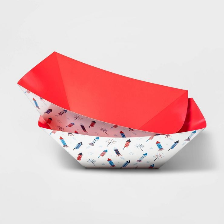 Large Serving Dish All of Fireworks Blue/White/Red - Sun Squad™ | Target