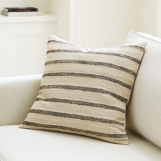 Checker Stripe Pillow Cover & Throw Set | West Elm (US)