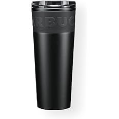 Starbucks Matte Black Stainless Steel Tumbler with Grip Grande 16 oz Hot Drinks Coffee Tea | Amazon (US)