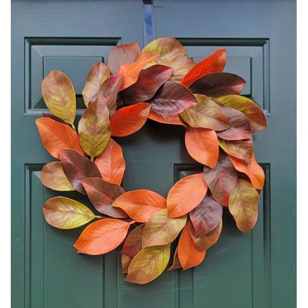 20" Magnolia Leaf Wreath | Wayfair North America