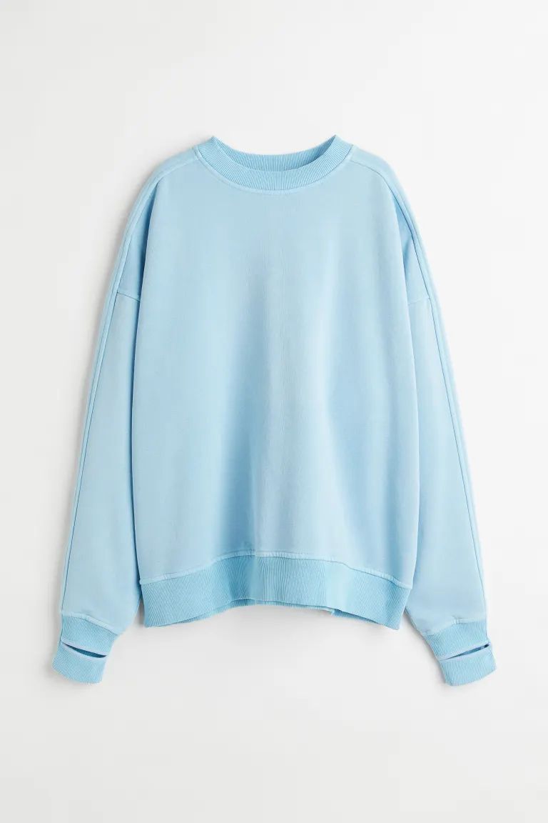 Sweatshirt with Thumbholes | H&M (US + CA)