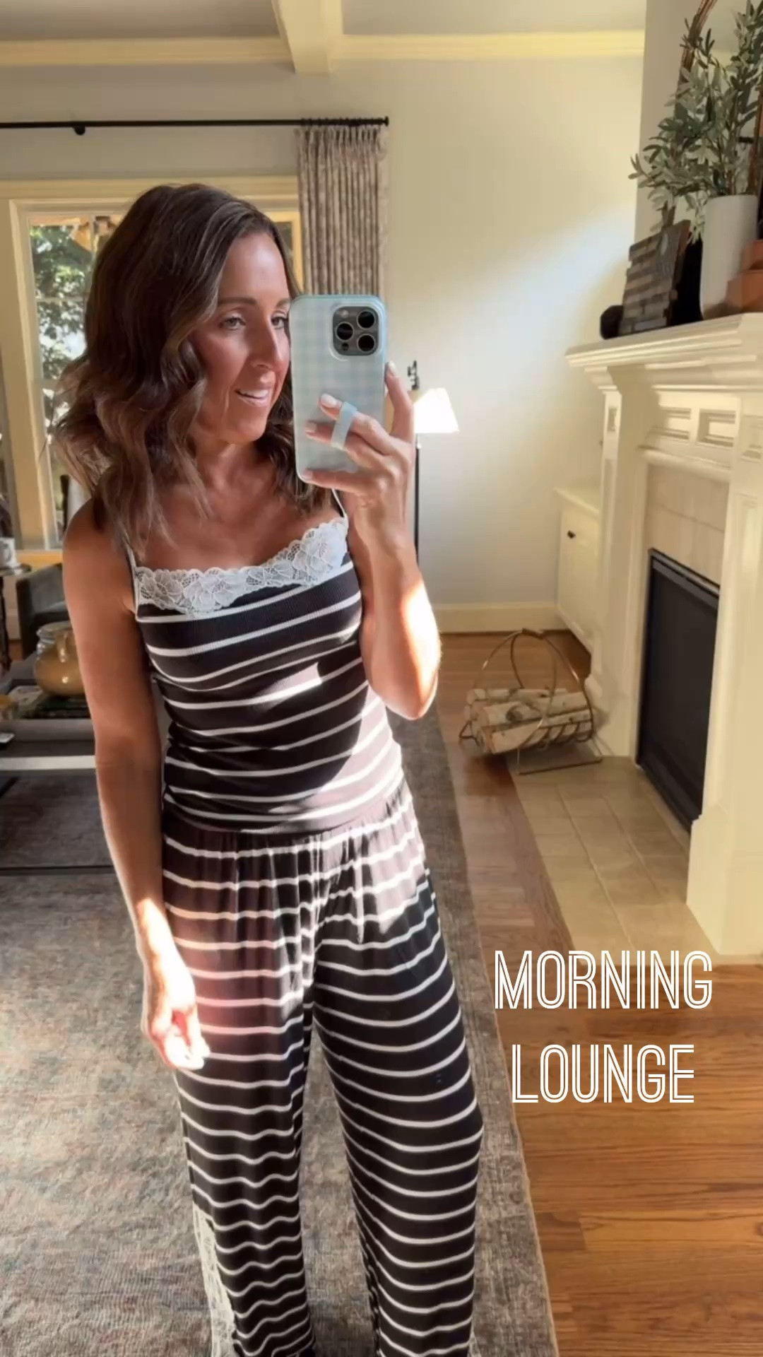 Sunday morning lounge set. Ribbed knit set. Lace trim set. 
Both XS

#LTKSaleAlert #LTKSeasonal #LTKOver40