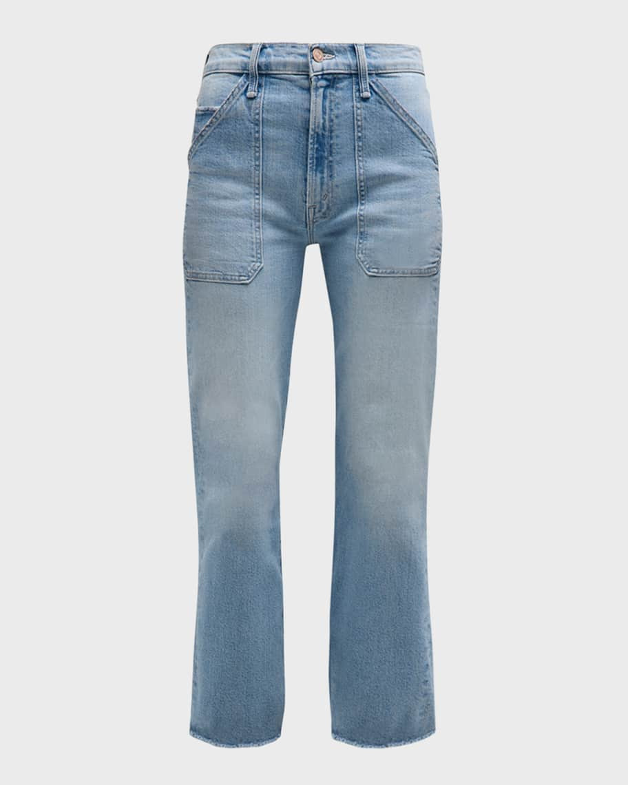 MOTHER The Patch Rambler Ankle Jeans | Neiman Marcus