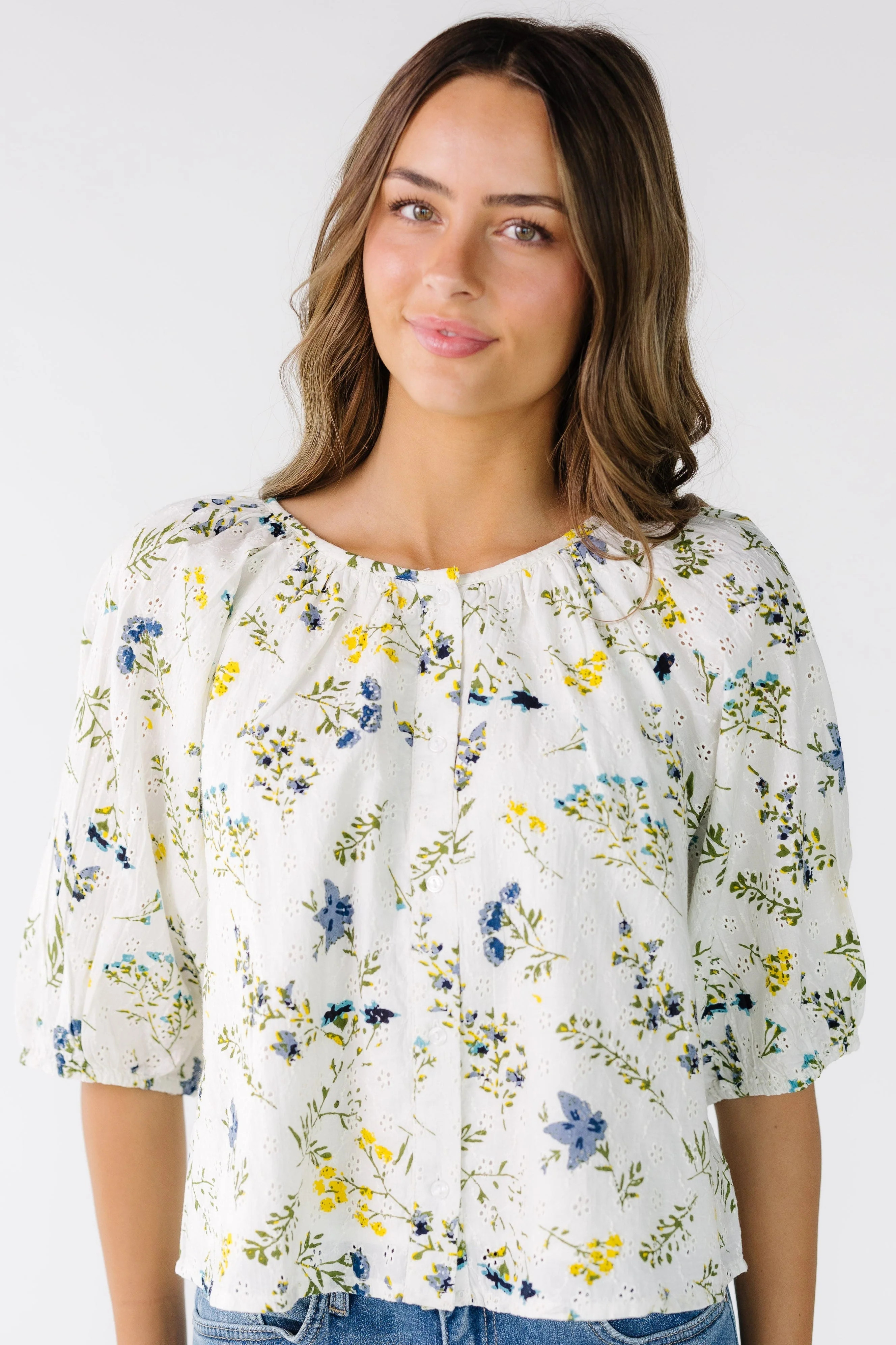 Citrus The Blooming Eyelet Top | Called To Surf