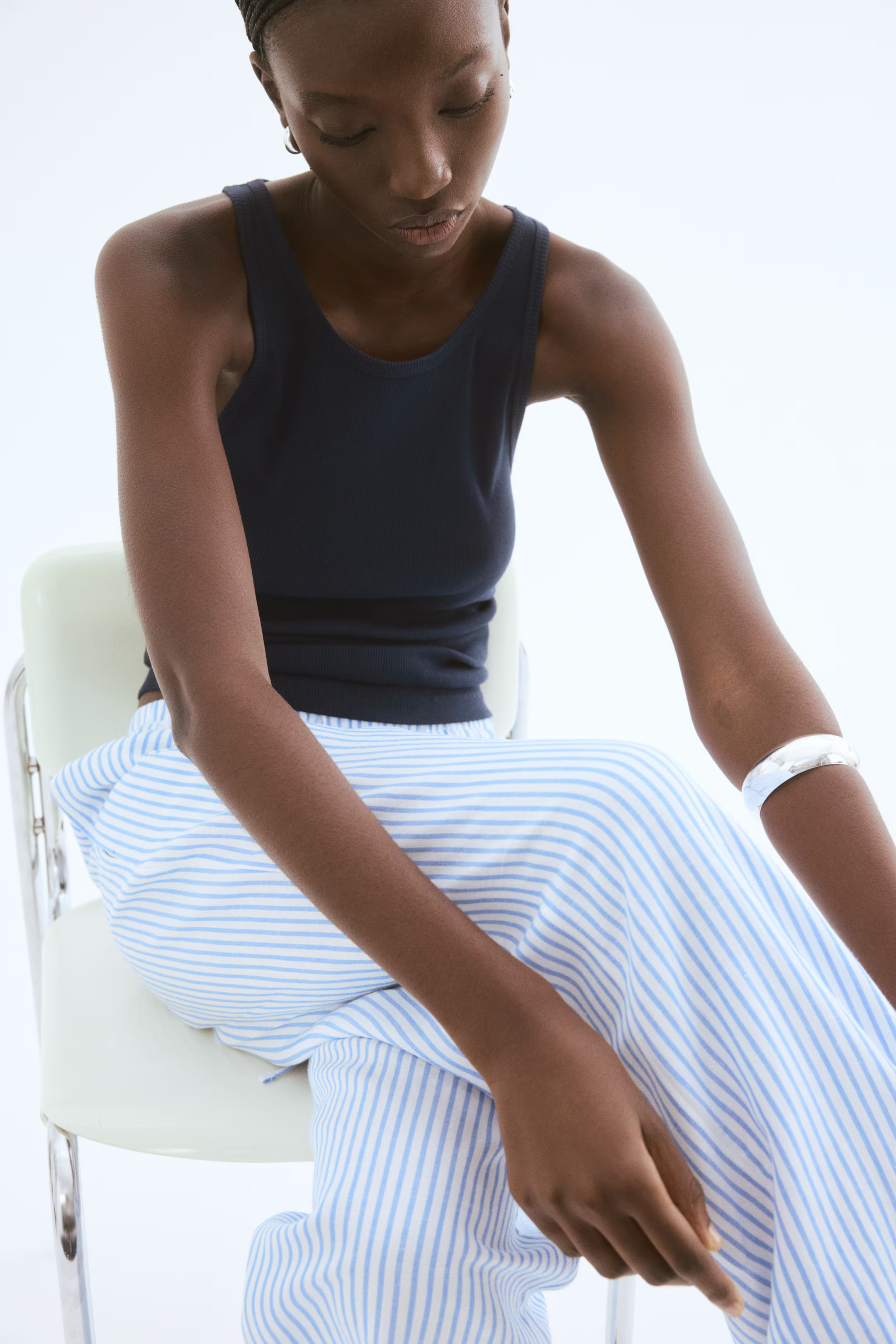 Linen-blend trousers | H&M (UK, MY, IN, SG, PH, TW, HK)