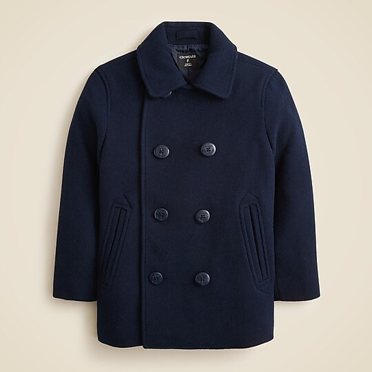 Kids' relaxed wool peacoat | J. Crew US