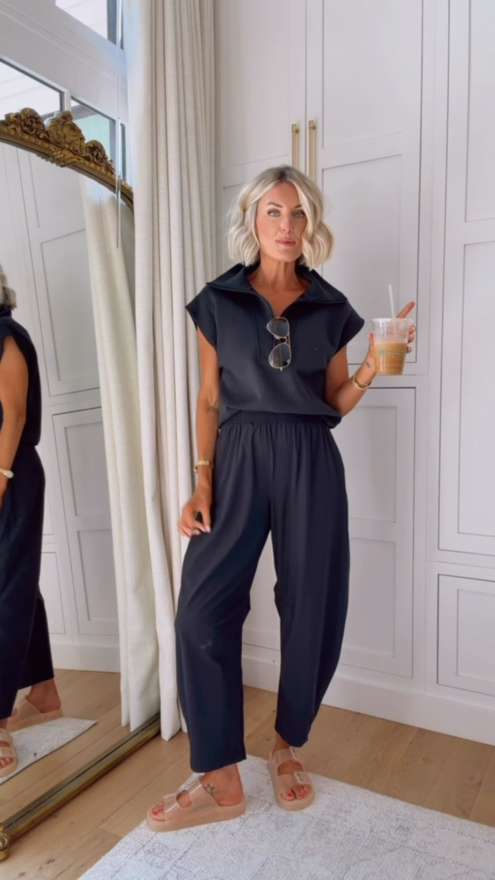This set from Target is so good! I love how breathable it is and I picked it up in brown as well. Would be perfect for travel, lounge, or everyday 👏🏼 Wearing S in both!

Loverly grey, airport travel outfits, Target matching sweatpant set, active set women, athleisure, women’s matching pant set lounge everyday

#LTKActive #LTKSeasonal #LTKTravel