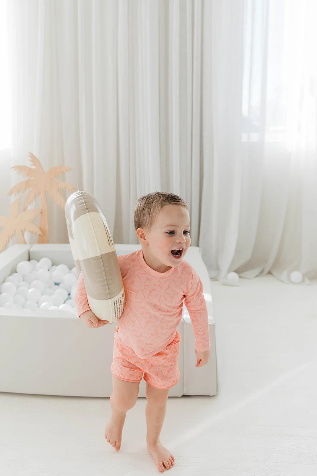 Seaside Short - Tropical Floral | Boys Swimwear | Swim Trunks | Ollie's Day