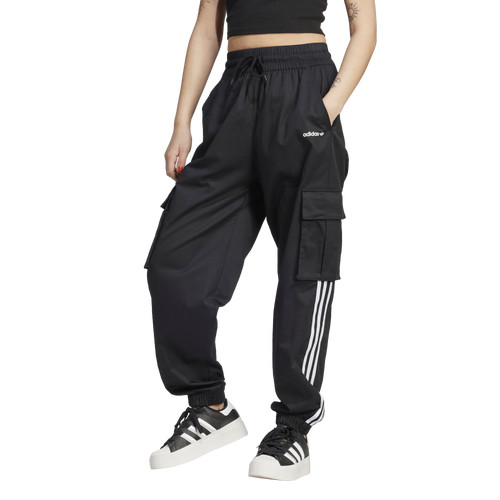 adidas Originals Womens adidas Originals Woven Pants - Womens Black Size XS | Foot Locker (US)