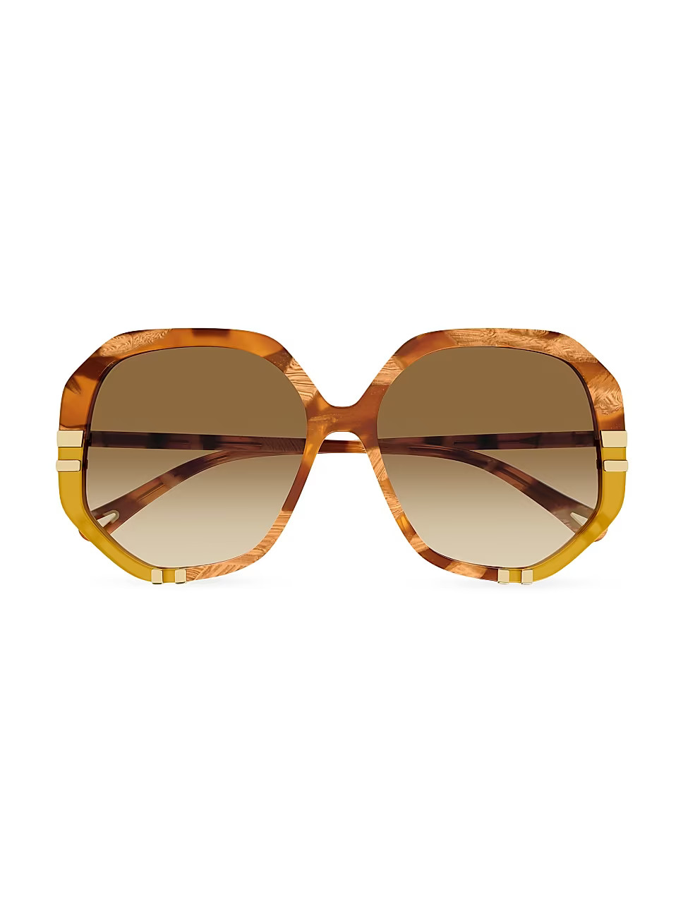 West 55MM Acetate Geometric Sunglasses | Saks Fifth Avenue