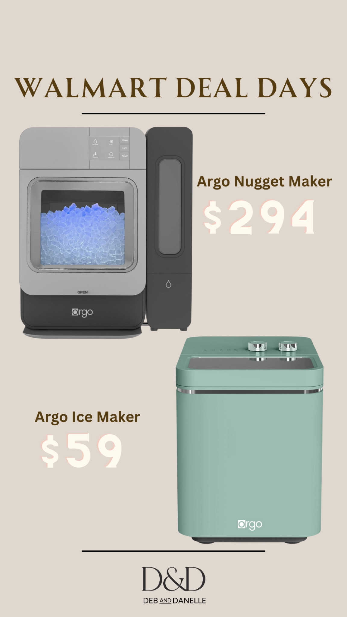 Sales season is always the best time to grab an ice maker. I love the look of these Argo countertop ice makers. 

#LTKSummerSales #LTKSeasonal #LTKHome