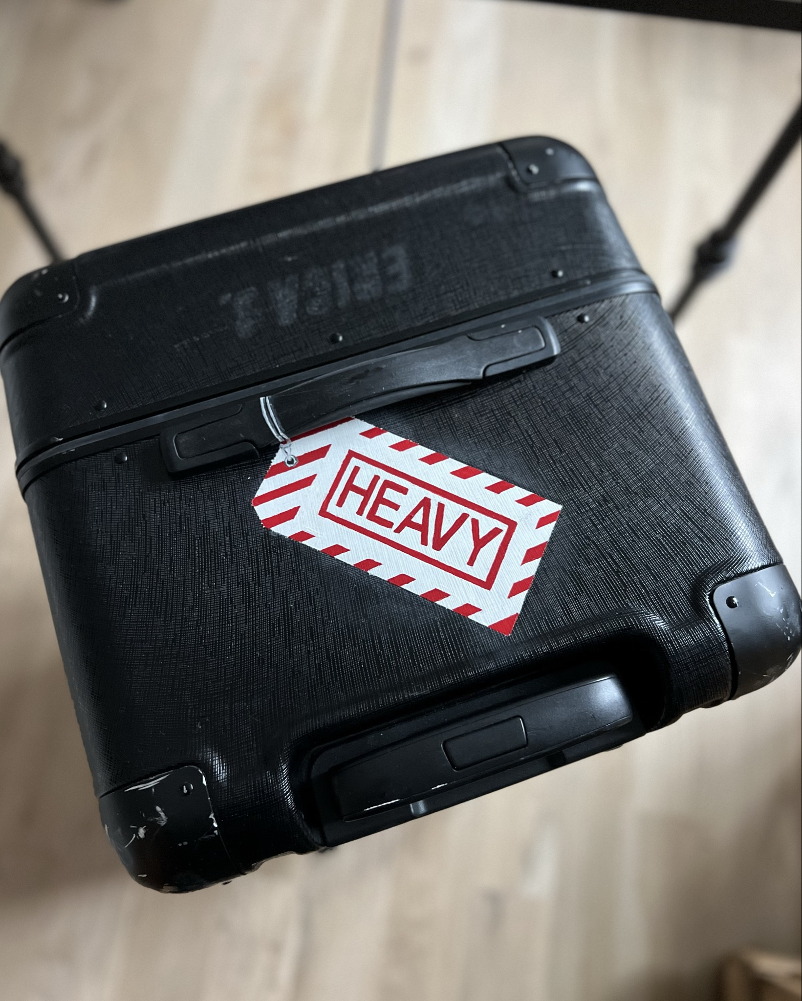 Even if my suitcase is under 50 lbs., they still like to give me a HEAVY sticker or tag. So I thought I’d help them out and make it permanent. I love my trunk style luggage I’ve had for years and I can’t wait for the first time I get to roll this into bag check! I wonder if they’ll notice, I wonder what they will say! I used the leather painting supplies I’ve been wanting to try for two years. Finally got a round tuit! The supplies are in the second photo and linked. And keep swiping for a photo of the real tag and sticker I’ve collected. 

#LTKFamily #LTKHome #LTKSeasonal