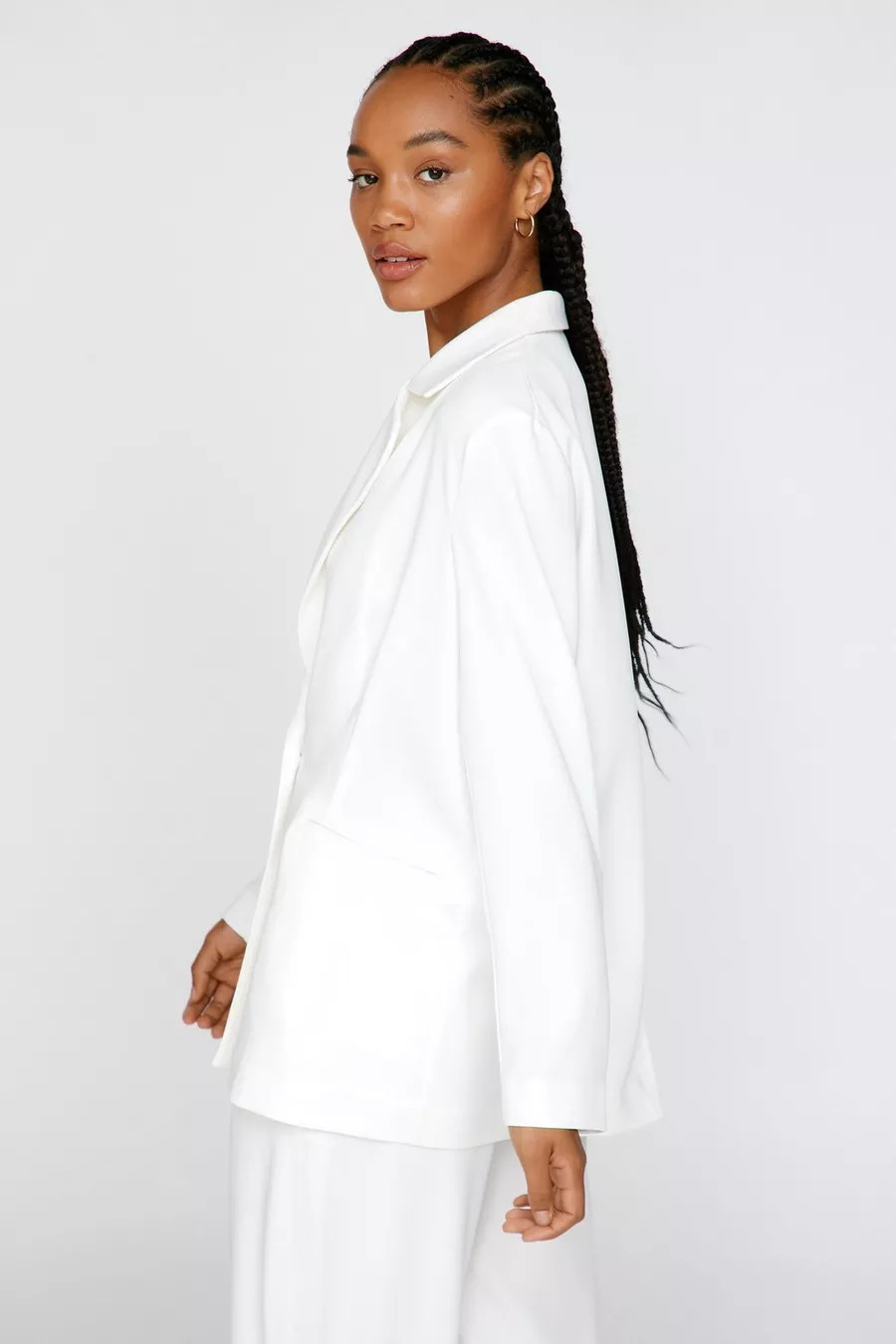 Satin Tailored Single Breasted Blazer | Nasty Gal UK (+IE)