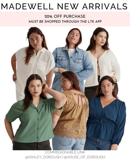 LTK SALE ALERT! Madewell has some super cute plus size pieces for spring! Don't forget, to get the LTK Sale price, you have to shop through the app! 

#LTKcurves #LTKSeasonal #LTKSale